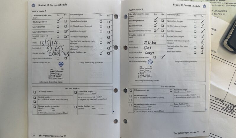 Volkswagen Golf 1.6 FSI SE full